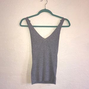 Stretchy Grey tank top barely worn